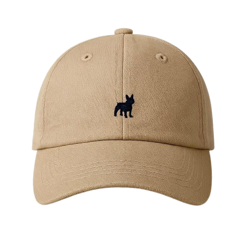Gorra Bulldog Beige Bordada | Teil