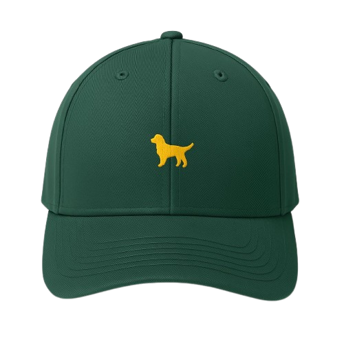 Gorra Golden Retriever Verde Bordada | Teil