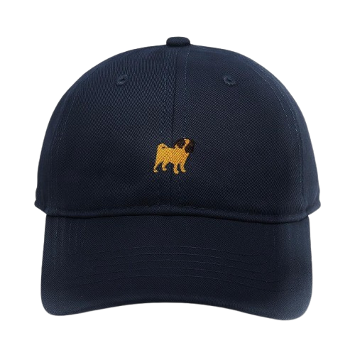 Gorra Pug Azul Bordada | Teil